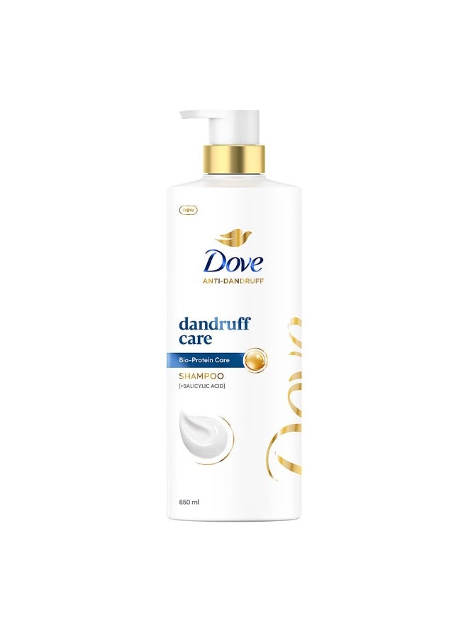 Dove Anti Dandruff Solutions Shampoo 650 ml|| Prevents Dandruff & Dry Scalp|| Mild Daily Shampoo for Smooth & Frizz Free Hair - For Men & Women - Image 1
